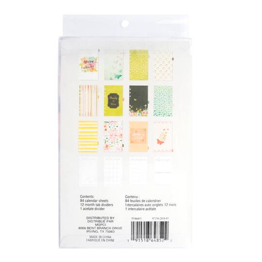 Creative Year Blossom Bliss Calendar Inserts By Recollections Michaels